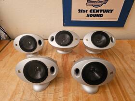 Hts2001 Kef Kht2001 Kht 2005.2 Sp3375 Egg Satellite Silver Replacement Speakers