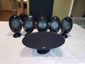 Kht2005 Kef 5.1 Surround Inch Egg Speakers For Sale