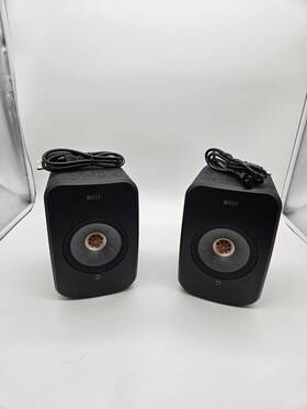 Lsx2bk Kef - Lsxii Wireless Bookshelf Speakers Pair Black -read