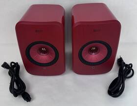 Lsx2rd Kef Lsxii Wireless Bookshelf 2 Speakers Pair Red U