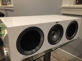 R200c Kef Center Channel Speaker - Gloss White Mint 9.9/10 I Canftt Find Marks
