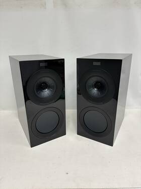 R3bg Kef R3 Meta Bookshelf Speakers In Black Gloss Pair