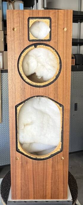 Sp3055 Kef C80 Type Speaker Cabinet S/n 2030. Guc. 8/10. Please See Pictures