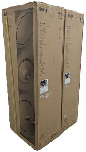 Sp4054b1aa Kef R5 Meta Floorstanding Loudspeaker Pair - Black Gloss