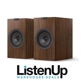 Sp4089w0aa Kef Q3 Meta 2-way Hi-fi Bookshelf Speakers Pair - Walnut