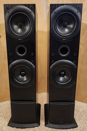 Sp3174 Kef Uni-q Pair Of Series Sp Q50 Floor Standing Home Theater Tower Speakers Sp3174 Kef Uni-q Pair Of Series Sp Q50 Floor Standing Home Theater Tower Speakers