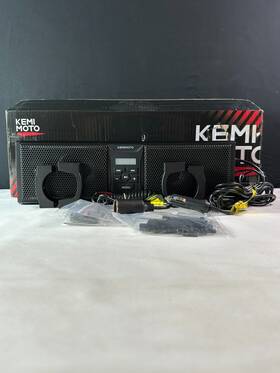 B0117-01901bk Kemimoto Black Multicolor Led Lighting Atv Utv Sound Bar