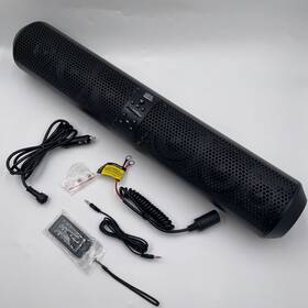 Kmb0117-03009-bk Kemimoto Utv Sound Bar 28-inch 6 Speakers Sxs Black