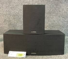 30900037 Kenwood Crs-177 Center And Surround Speakers Set Of 2 Black