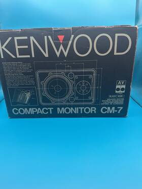Cm-7es Kenwood Vintage 70w Bookshelf Hi-fi Speakers 2-way Works New Japan