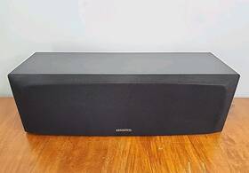 Crs-01 Kenwood Center Channel Speaker Home Theater 8 Ohms Black Tested Works
