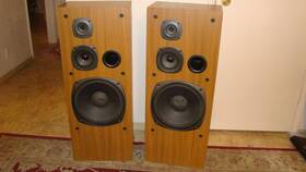 Jl-802 Kenwood 2 140w 8 Ohm 3 Way Speakers Tested Rare Pair