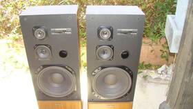 Jl-870 Kenwood 2 8 Ohm 3 Way Speakers Tested Rare Pair