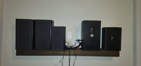 Kc-3x Kenwood 5.1 Wired Home Theater Speaker System Thx Black