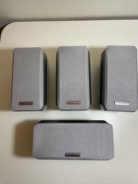 Ks-307 Kenwood Ks-207 Set Of 4 Surround Rch Speaker System Ks-307 Kenwood Ks-207 Set Of 4 Surround Rch Speaker System