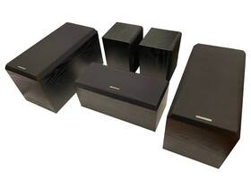 Kenwood Ks-405ht Kr-300ht Surround Sound Set With 5.0 Wired Speakers