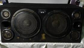 Ksc-7702 Kenwood 3 Way Bass-reflex Speaker For Parts