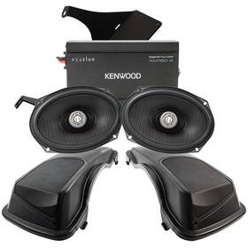 P-hd2rsg-98 Kenwood Amp 6x9 Inch Speakers Lid Kit For Ft98-ft13 Street Glide