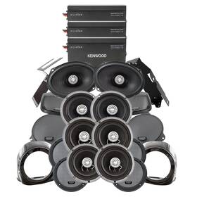 P-hd5utrglc Kenwood 3 Amps Pairs 6.5 Inch 1 Pair 6x9 Kit For 2014 Road Glide