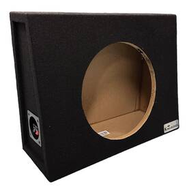 Akt112s King Boxes 12- Inch Wedge-style Single-speaker Black Carpeted Enclosure For Truck