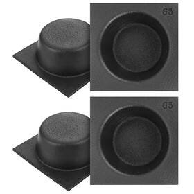 B0fmfb5m6t Kingdder 4 Pack 6.5 Inch Acoustic Speaker Baffles Round Foam Baffle Noise Reduct