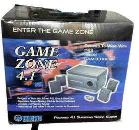Gz-401 Kinyo Game Zone Powered 4.1 Surround Sound System Nib