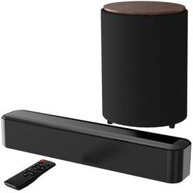 Fh0088 Kivdit 2.1 Sound Bar For Tv Bluetooth 5.4 Small Soundbar With Subwoofer