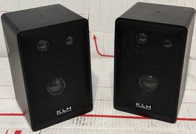 979b Klh 048331009798 Vintage Wall Mountable Indoor / Outdoor Book Shelf 3-way Speakers