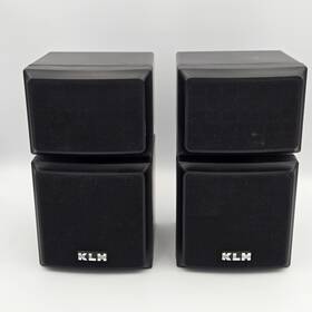 100w Klh 9630 Set Of 2 Twistable 9362 Satellite Cube Speakers Rotating Cubes Mounts