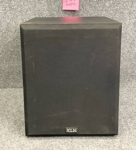 Asw8-100b Klh Home Audio Wired 8-inches 100w Amplified Subwoofer In Black