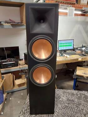 1064559 Klipsch Rf-7 Iii Cherry Wood Furniture Made Floorstanding Speakes Pair