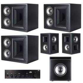 Thx-5000 Klipsch 1068688 6-pc Surround Sound Home Theater System Black #1068688 K