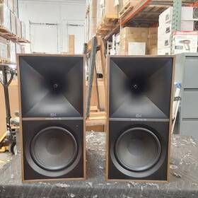 1071286 Klipsch The Nines 2-way Active Wireless Bookshelf Speakers - Walnut