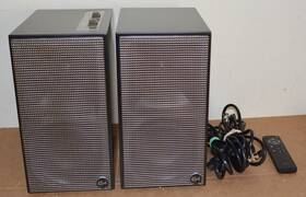 Klipsch 645759445827 The Fives Powered Monitors Bookshelf Speakers Black