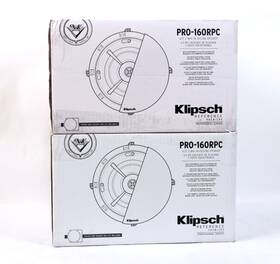 U218 Klipsch 743878031638 Pair Pro-160rpc Reference Premiere In-ceiling Speakers White
