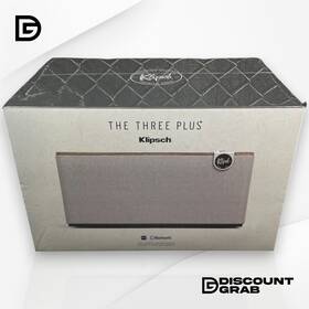 Klipsch 743878053401 The Three Plus Premium Bluetooth Speaker System - Walnut