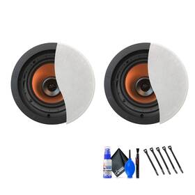 Cdt-5650-c Klipsch Ag3 2 2x 6.5 Inch 2-way Pivoting In-ceiling Loudspeake Bundle