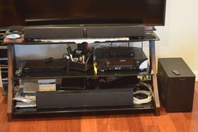 Iconsub1 Klipsch Icon Sb1 Sound Bar And Powered Wireless Sub1 Black Remote Bundle- Tested