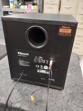 K1069427 Klipsch Synergy Sub-100-black 10 Inch Powered Front-firing Subwoofer