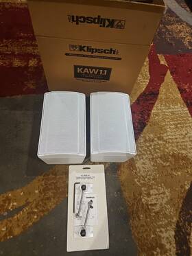 Kaw-1.1 Klipsch Kaw 1.1 Rare Vintage Outdoor All-weather Loud Speakers Pair New Open Box