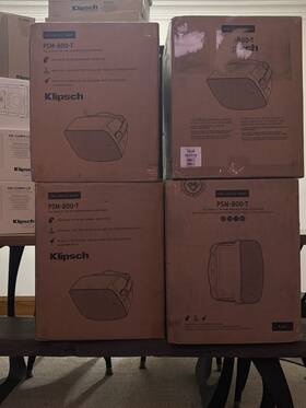 Psm-800-t Klipsch New 8 Inch All-weather Professional Surface Mount - Bundle Of 4