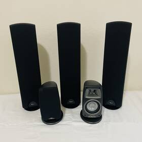 Qsl5bl Klipsch Quintet Sl 5 Pk Blk Home Theater Black Speakers Tested Work Great