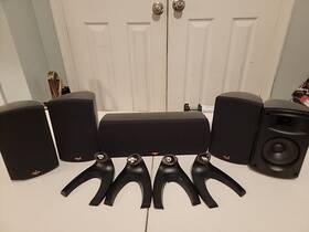 Quintet01220012 Klipsch 5 Quintet Ii Satellite Speakers And Center Channel 100w 8 Ohm
