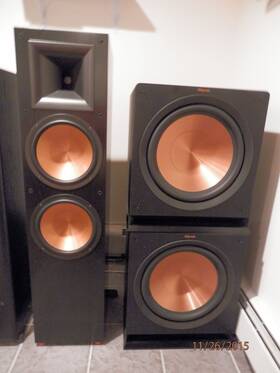 Rf-7ii Klipsch 3 Reference Rf-7 Ii Dual 10 Inch 2-way Floorstanding Speakers. Front Lcr