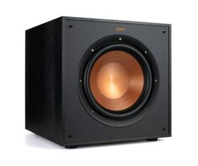 S-100sw Klipsch Subwoofer Black Wired Wood Stereo Rca Cube Speaker