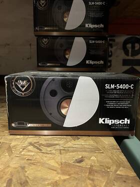 Slm-5400-c Klipsch Slm-5400c 4 Inch Two-way Slim In-ceiling Speaker