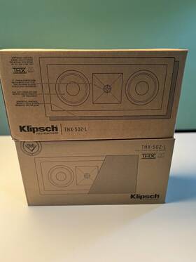 Thx-502-l Klipsch Brand New Thx-502l In-wall X 2 Speakers In Each Listing