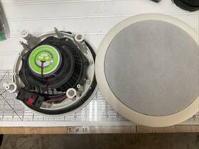 Legrand Ms1650 1000 Series 6.5 Inch 50w/100w In-wall In-ceiling Speaker White Ms 1650 Pair