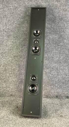 Pr33-mc Leon Profile Series Multi Channel Single Sidemount Speaker In Black