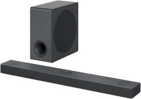 3.1.3ch Lg S80qy Sound Bar With Center Up-firing Dolby Atmos Dts X - Black